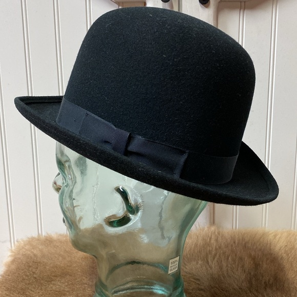 Shannon Phillips Black Wool Derby Hat M - Picture 4 of 11